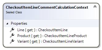 CheckoutItemLineCommentCalculationContext record