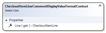 CheckoutItemLineCommentValidationContext record