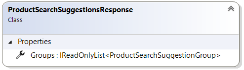 ProductSearchSuggestionsResponse record