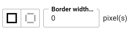 Border Width