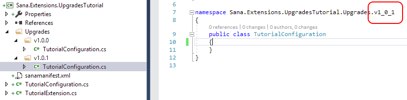 Extension Configuration Class V1.0.1