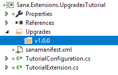 Folders Structure for 1.0.0